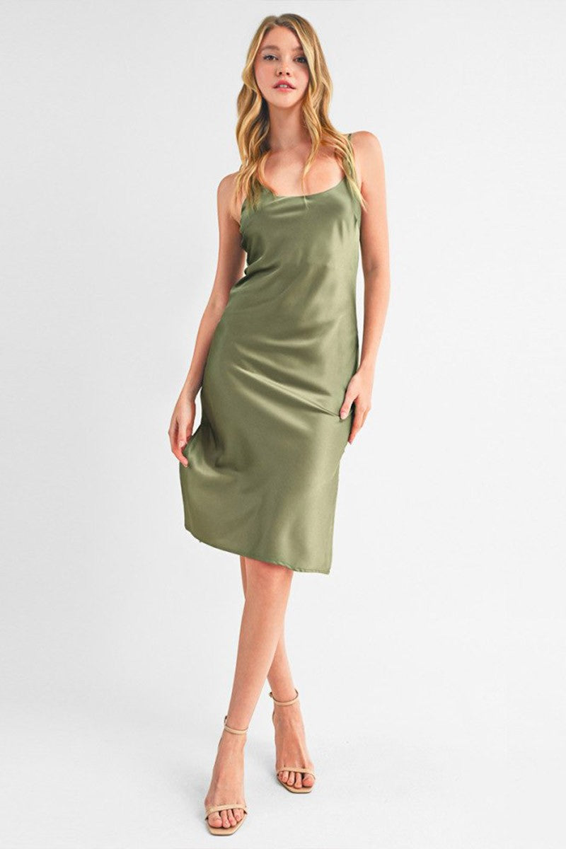 Clover Satin Dress