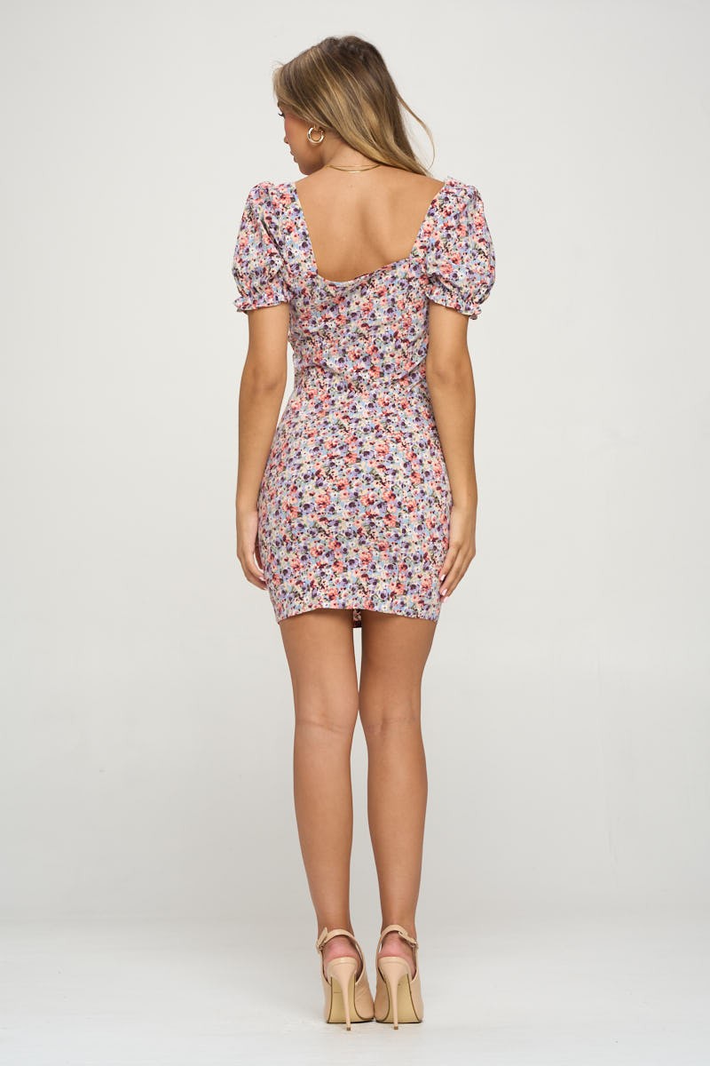 Cataleya Puff Sleeve Dress