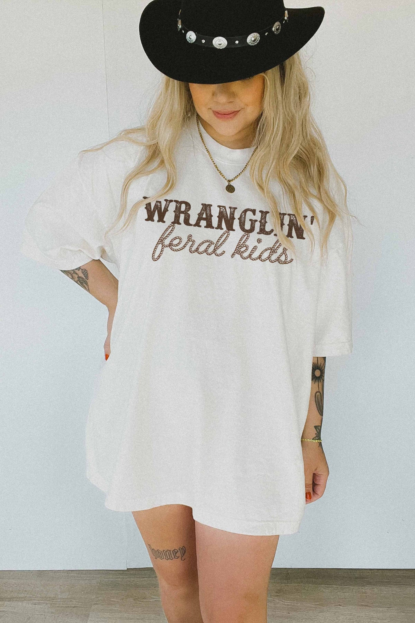 Wranglin Feral Kids Oversized Graphic